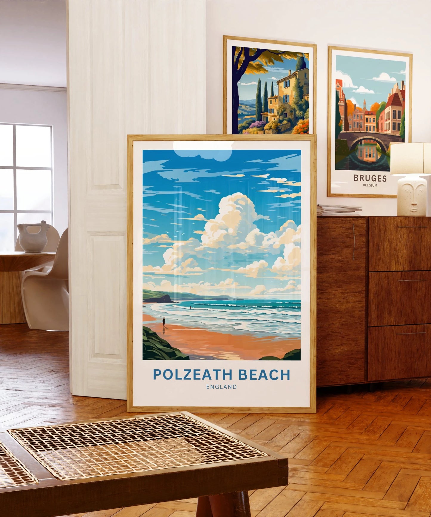 Polzeath Beach Travel Poster