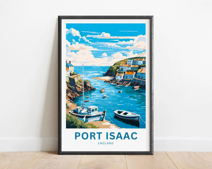 Port Isaac Travel Poster