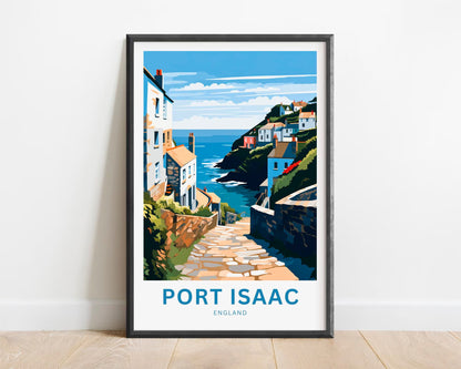 Port Isaac Travel Poster