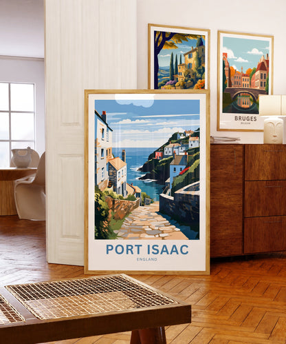 Port Isaac Travel Poster