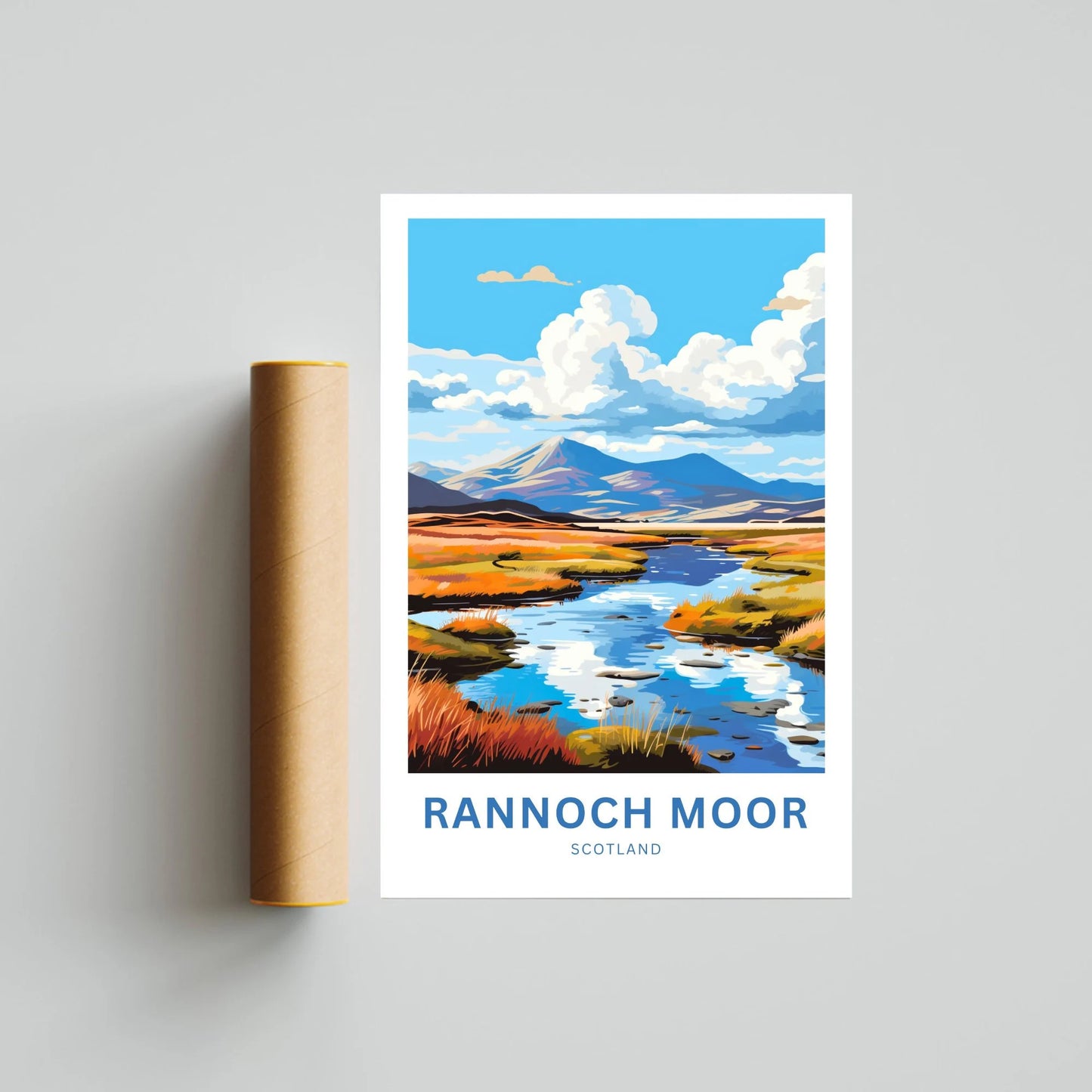 Rannoch Moor Travel Poster