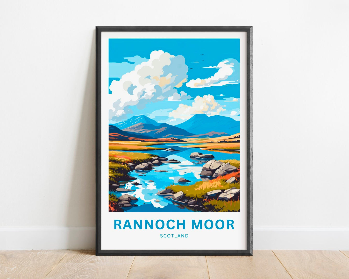 Rannoch Moor Travel Poster