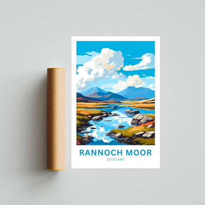 Rannoch Moor Travel Poster