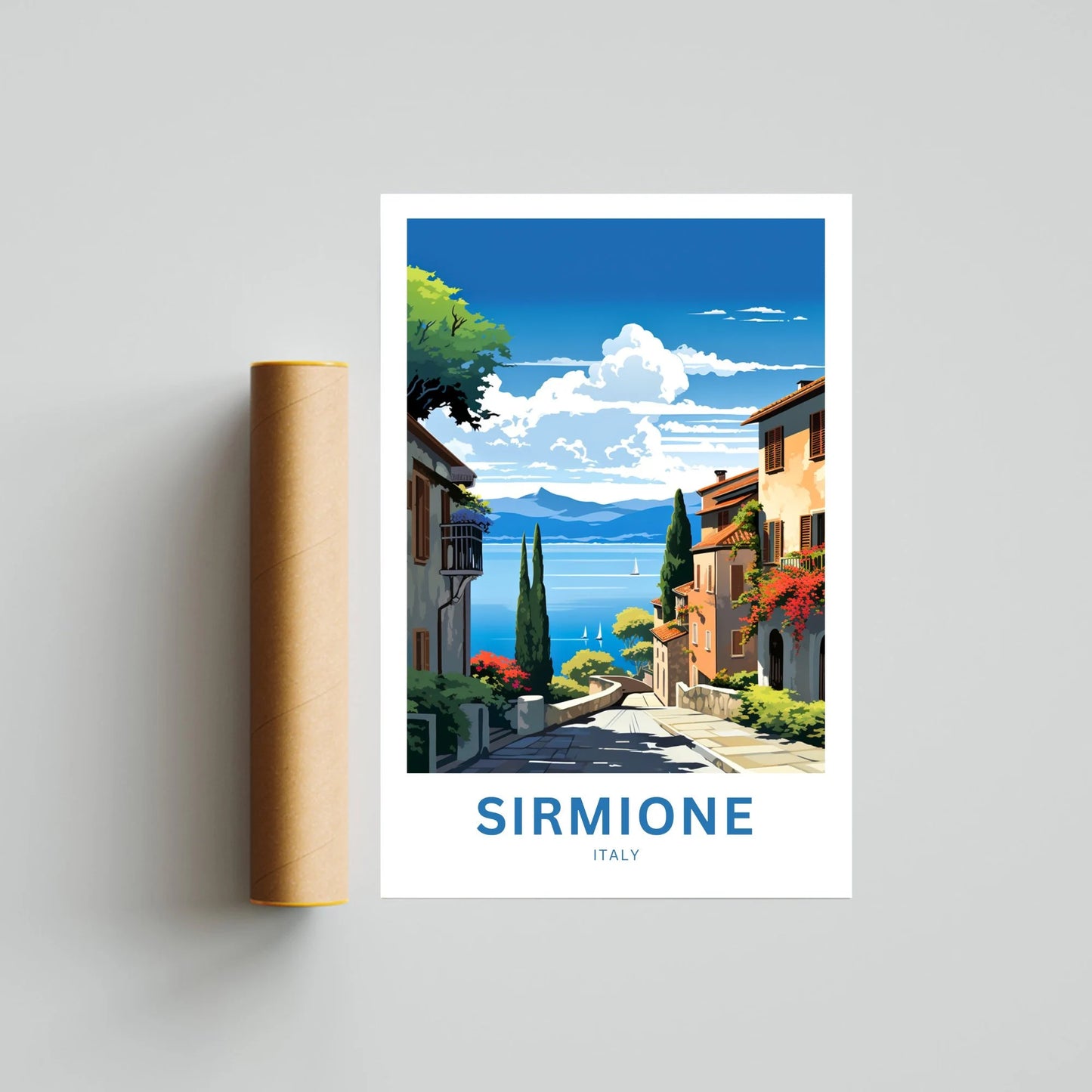 Sirmione Travel Poster