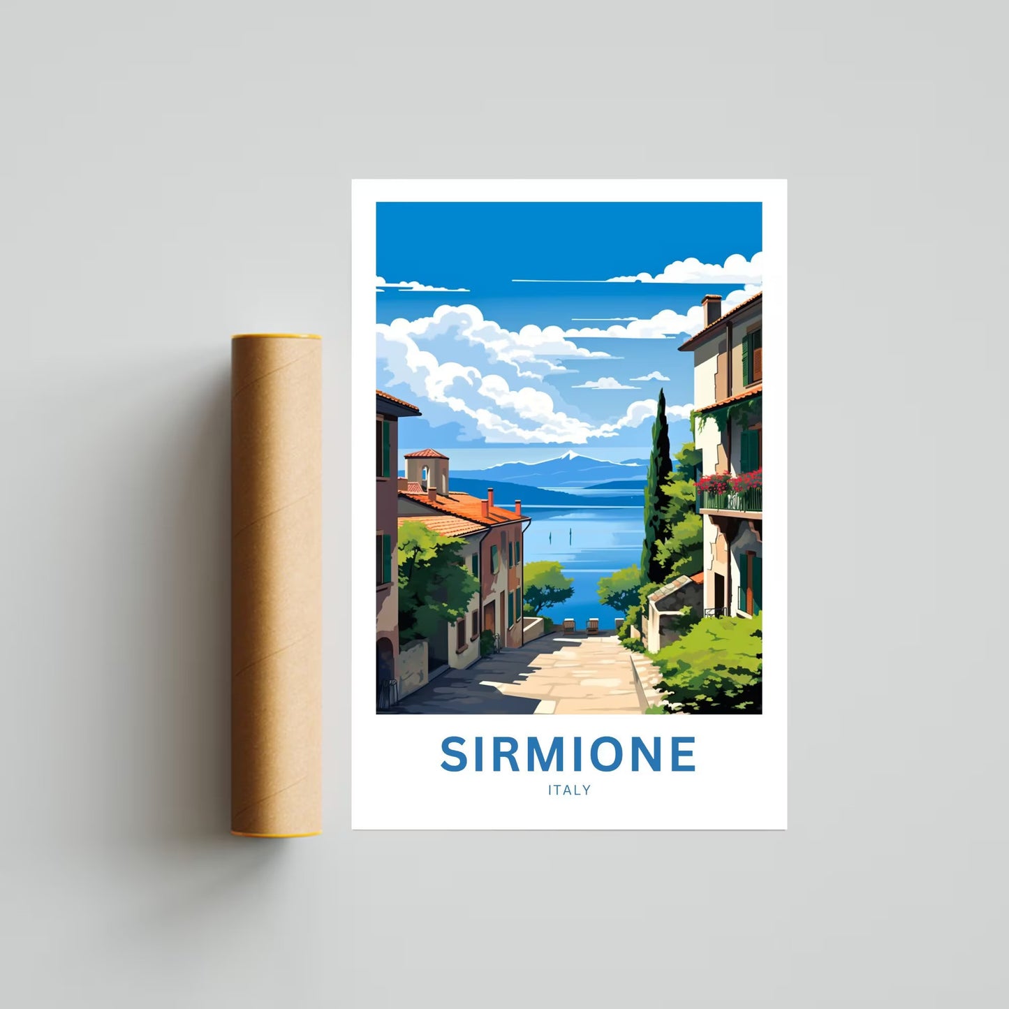 Sirmione Travel Poster