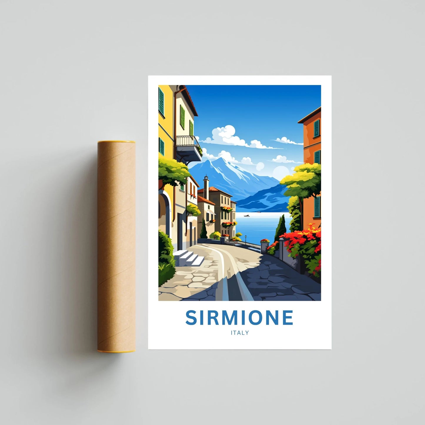 Sirmione Travel Poster