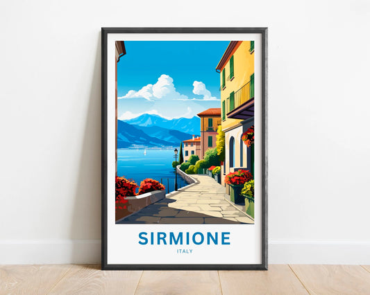 Sirmione Travel Poster