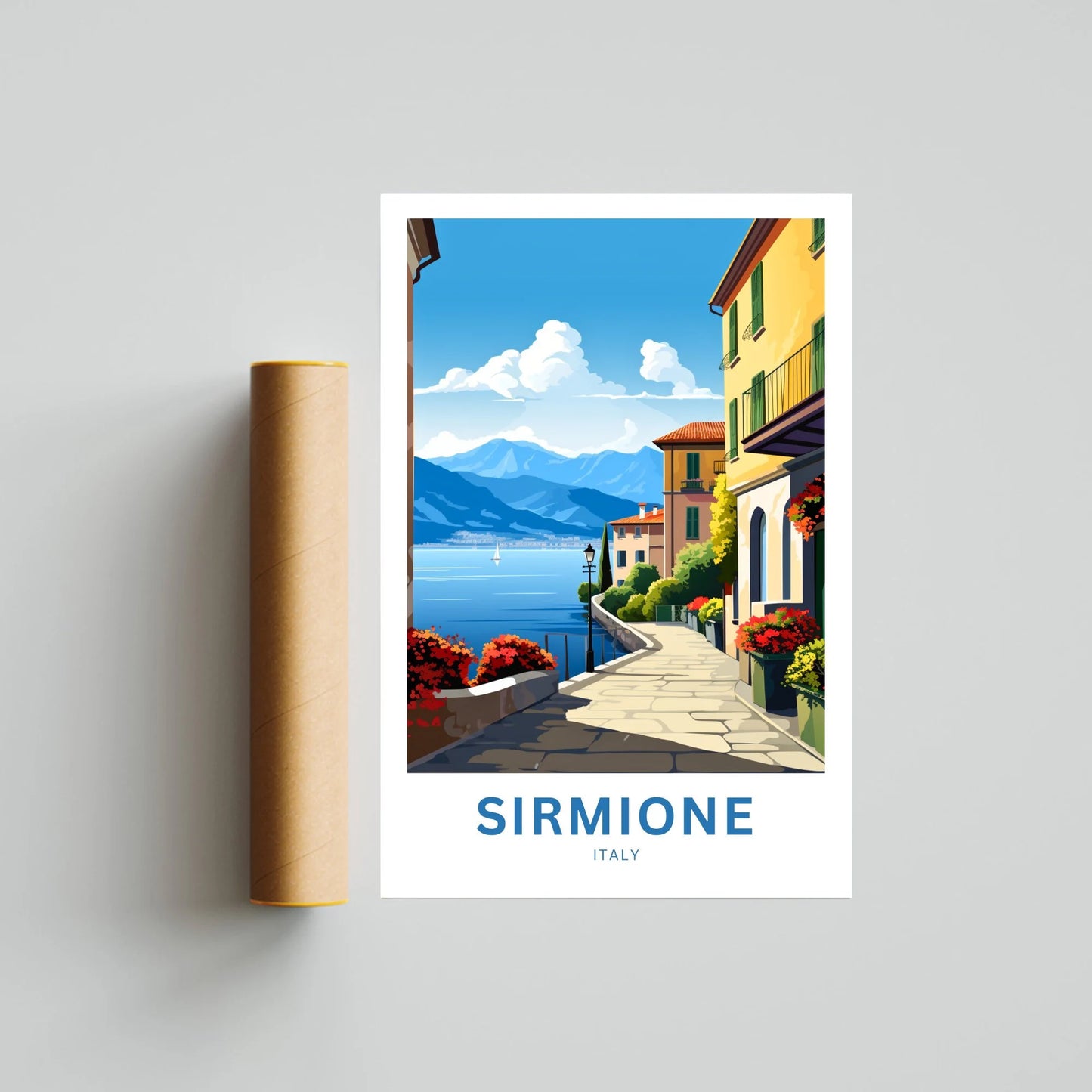 Sirmione Travel Poster