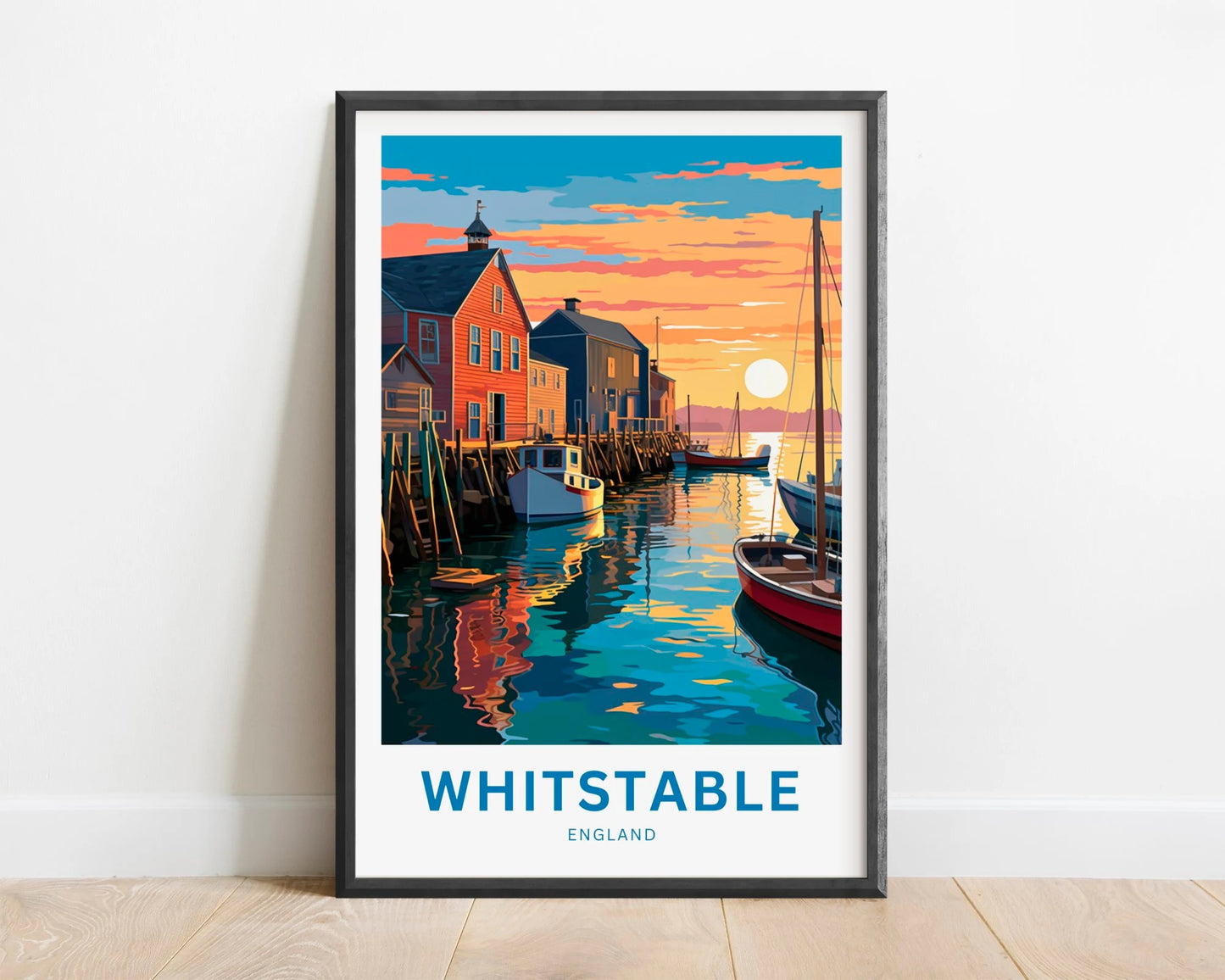 Whitstable Travel Poster