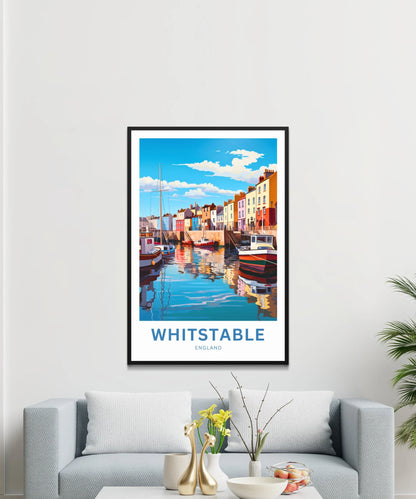 Whitstable Travel Poster