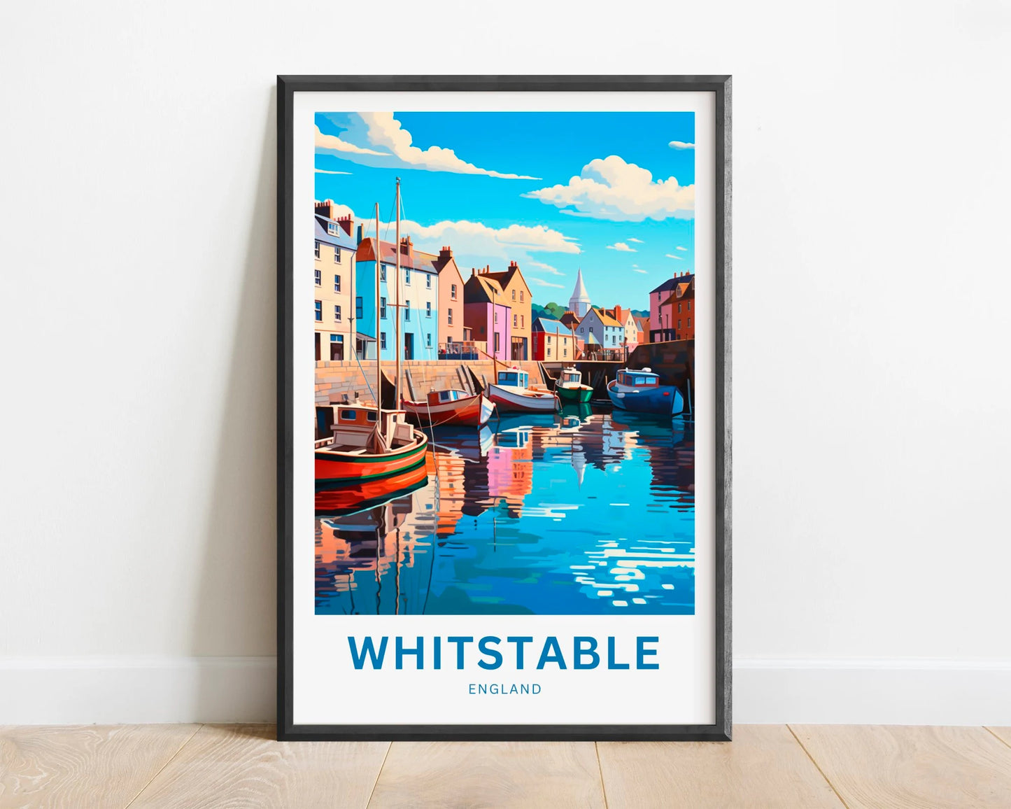 Whitstable Travel Poster