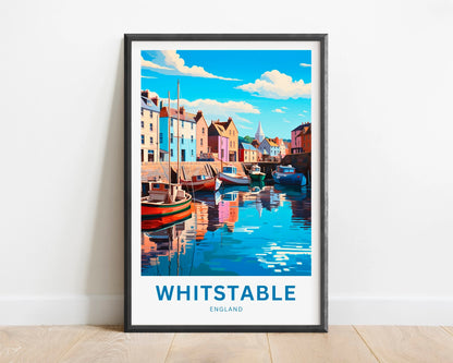 Whitstable Travel Poster