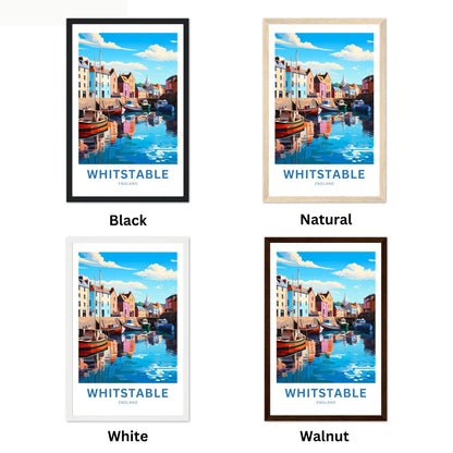 Whitstable Travel Poster