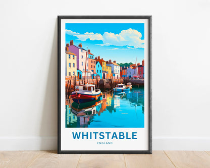 Whitstable Travel Poster