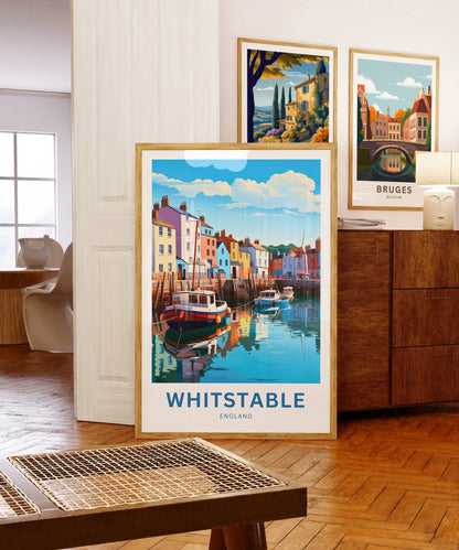 Whitstable Travel Poster