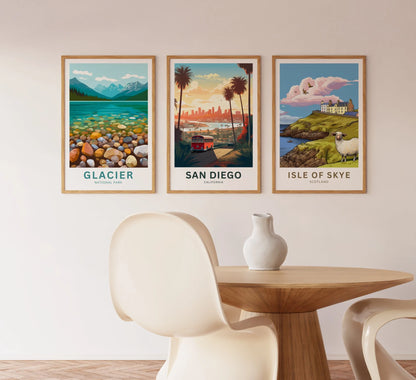 San Diego Travel Poster