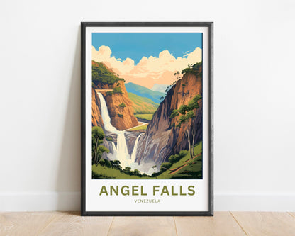 Angel Falls Travel Poster