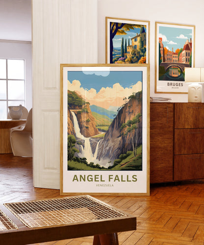 Angel Falls Travel Poster