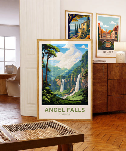 Angel Falls Travel Poster