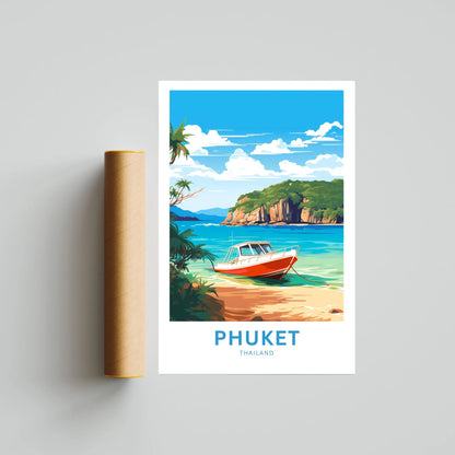 Phuket Travel Poster