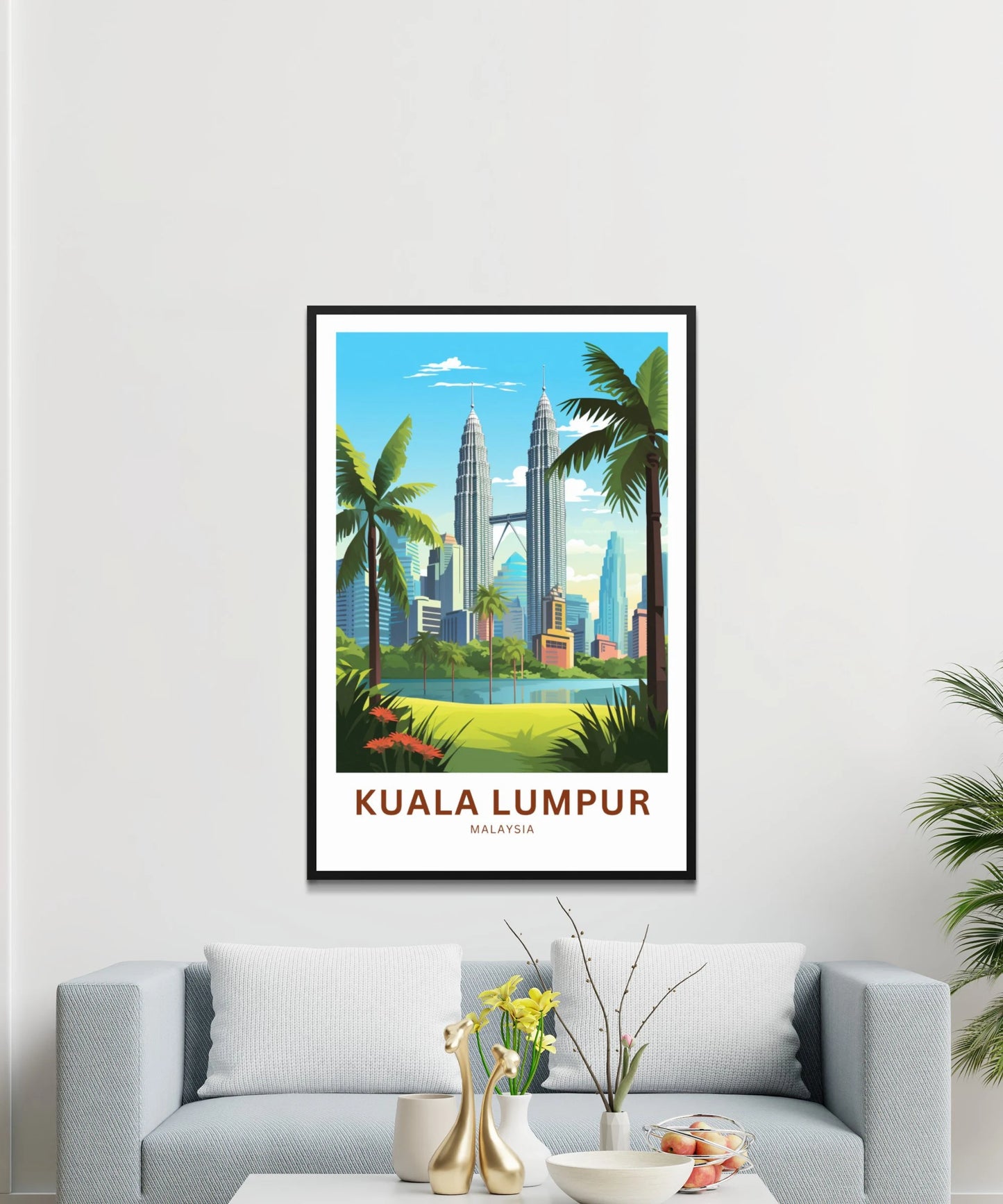 Kuala Lumpur Travel Poster