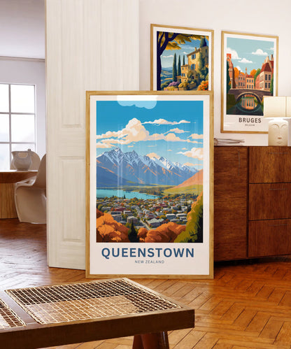 Queenstown Travel Poster