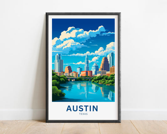 Austin Travel Poster