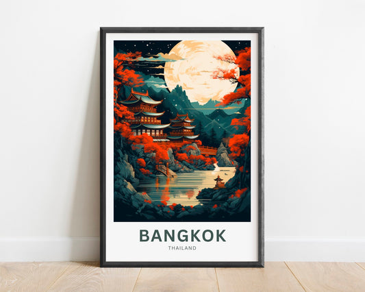 Bangkok Travel Poster