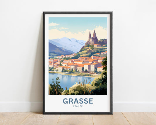 Grasse Travel Poster