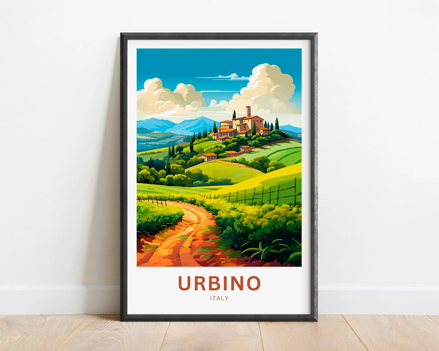 Urbino Travel Poster