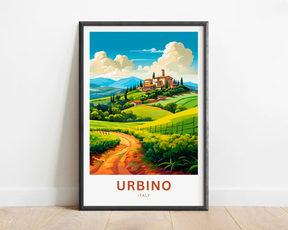 Urbino Travel Poster