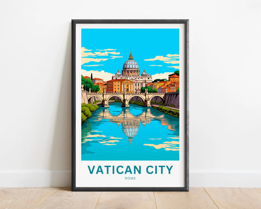 Vatican travel print