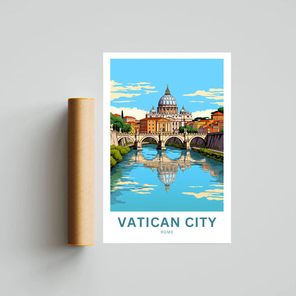 Vatican travel print