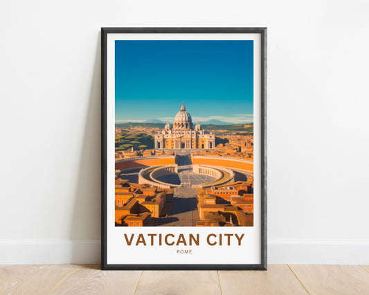 Vatican travel print