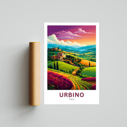 Urbino Travel Poster