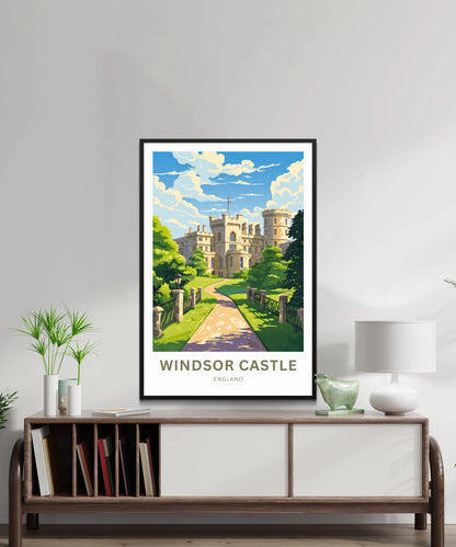 Windsor Castle Travel Poster