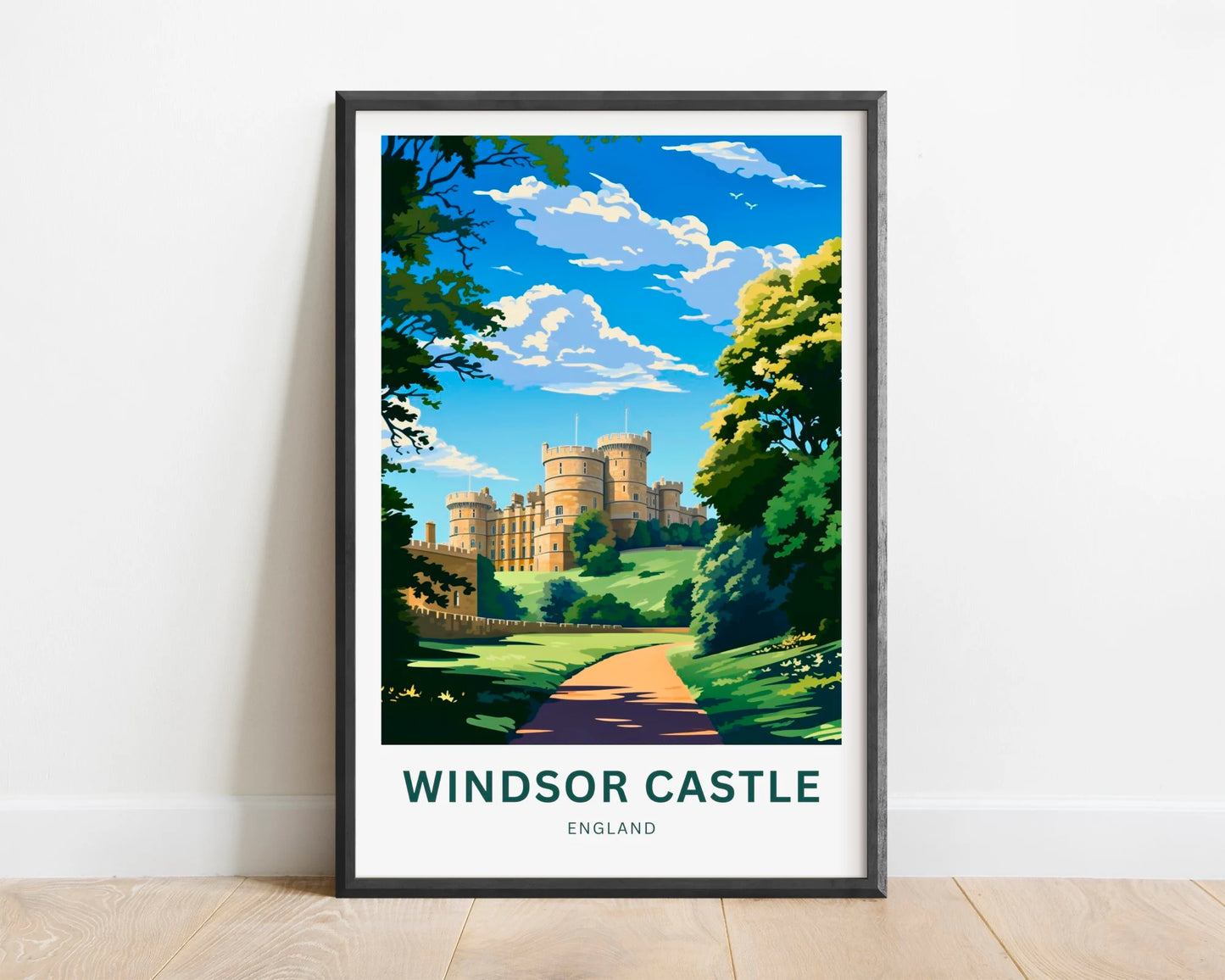 Windsor Castle Travel Poster