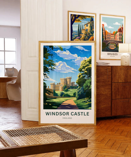 Windsor Castle Travel Poster