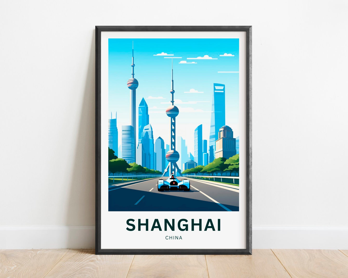 Shanghai Travel Poster