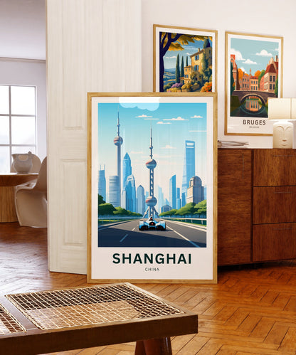 Shanghai Travel Poster