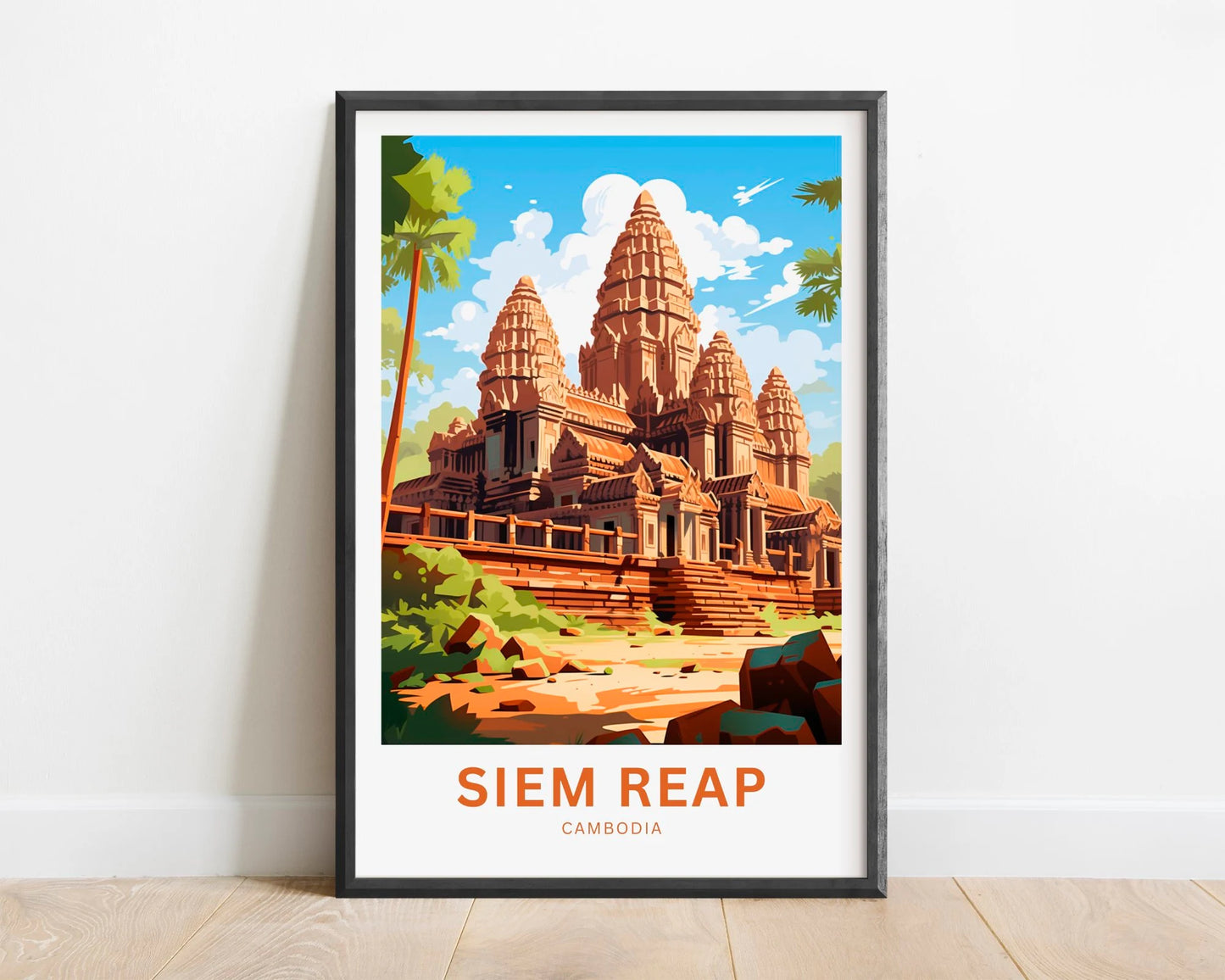 Siem Reap Travel Poster