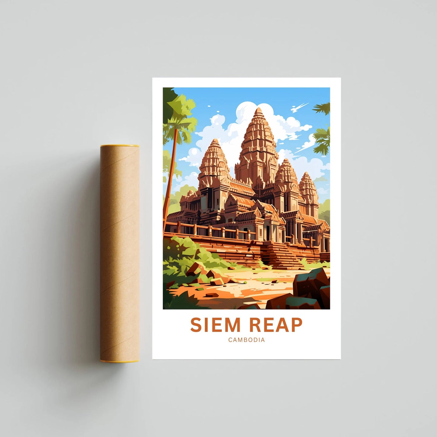 Siem Reap Travel Poster