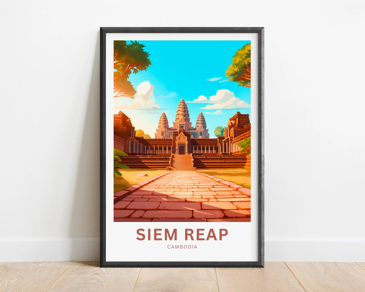 Siem Reap Travel Poster