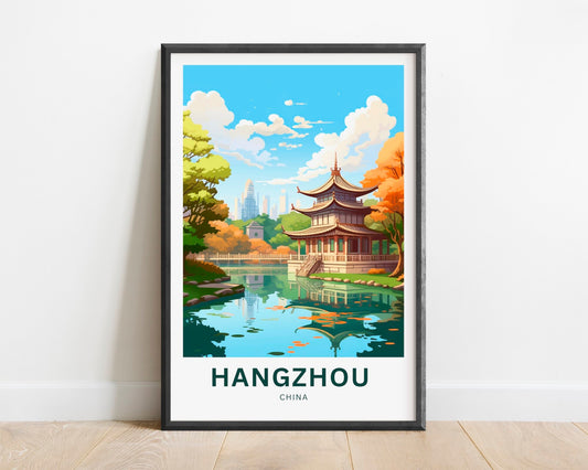 Hangzhou Travel Poster
