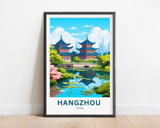 Hangzhou Travel Poster