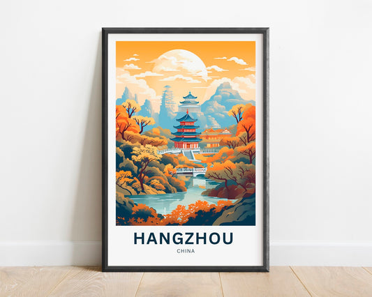 Hangzhou Travel Poster
