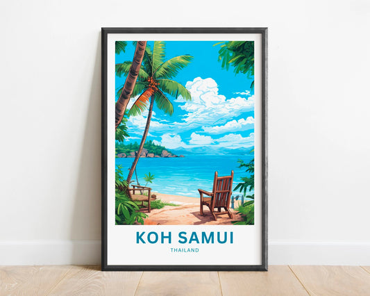 Koh Samui Travel Poster