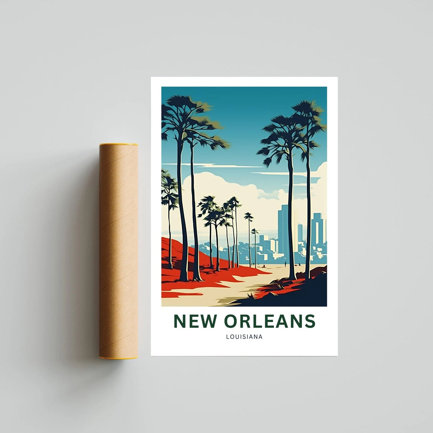 New Orleans Travel Poster