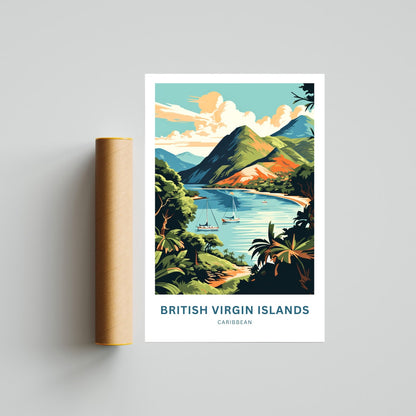 British Virgin Islands Travel Poster