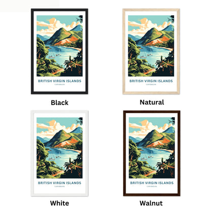 British Virgin Islands Travel Poster